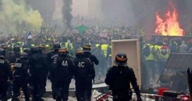 Émeutes en France avec les gilets jaunes
