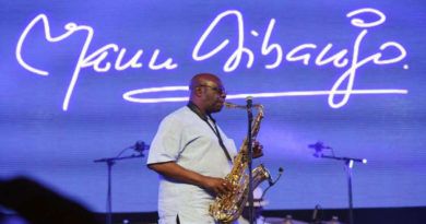 Manu Dibango, célèbre saxophoniste camerounais