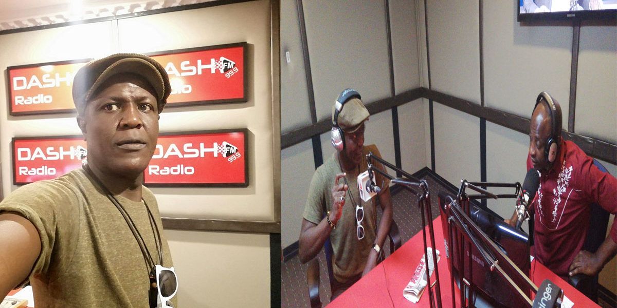 Simon Ngaka à la radio Dash Media